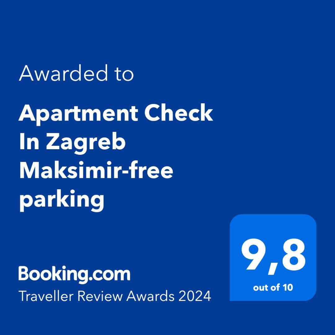 Apartment Check In Zagreb Maksimir-Free Parking Екстер'єр фото